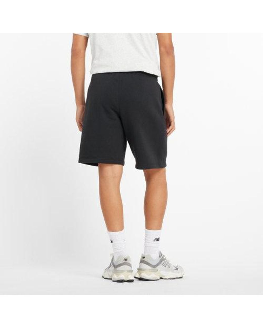 New Balance Black Sport Fleece Short 9" for men