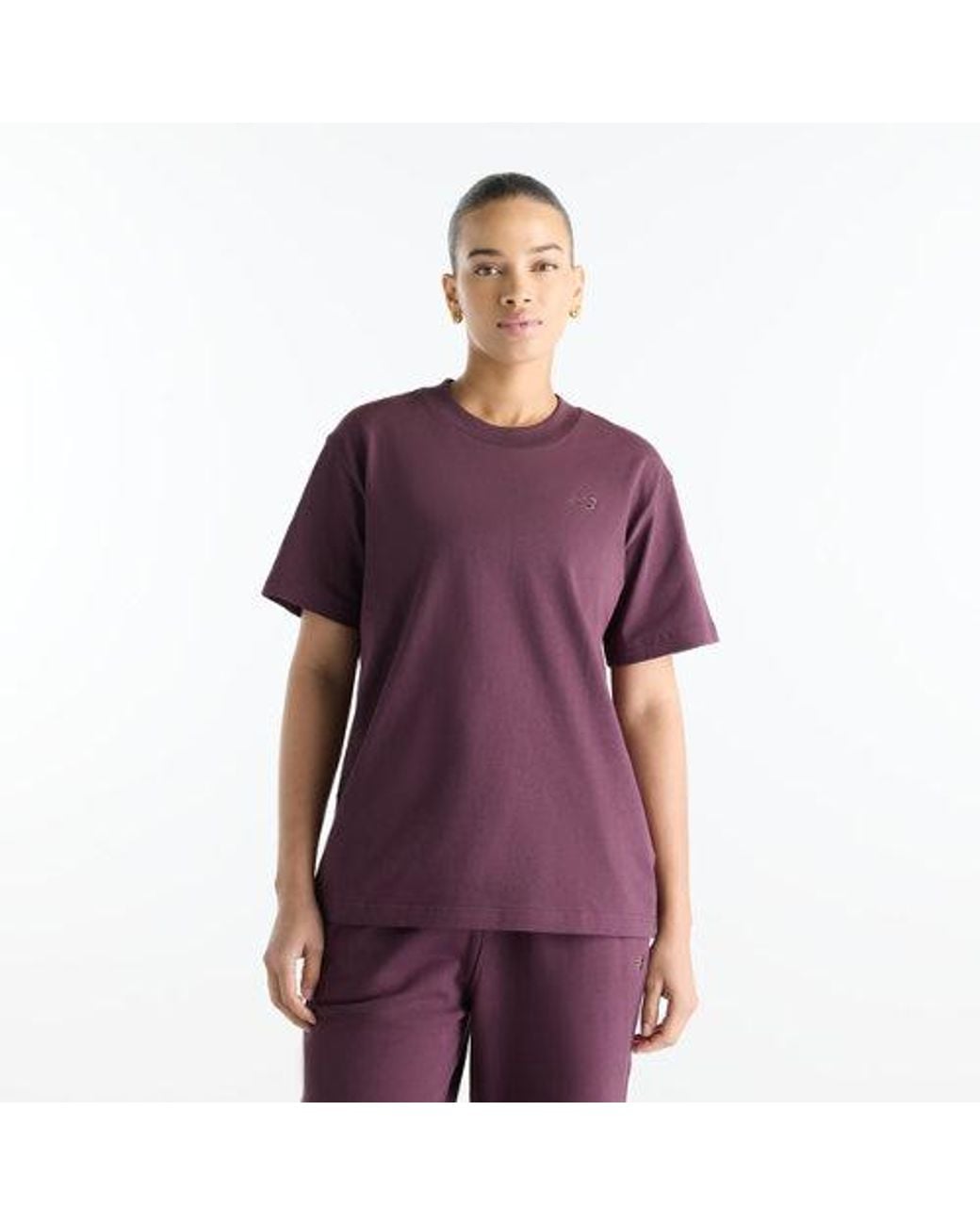 New Balance Purple Athletics Jersey T-Shirt