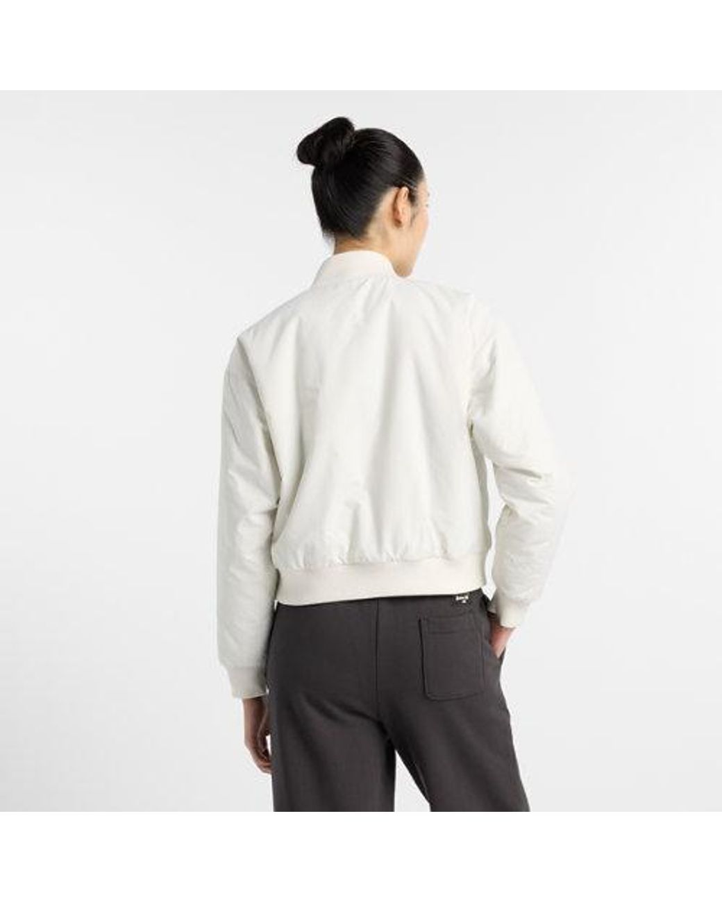 New Balance White Nbx Lunar New Year Woven Bomber Jacket