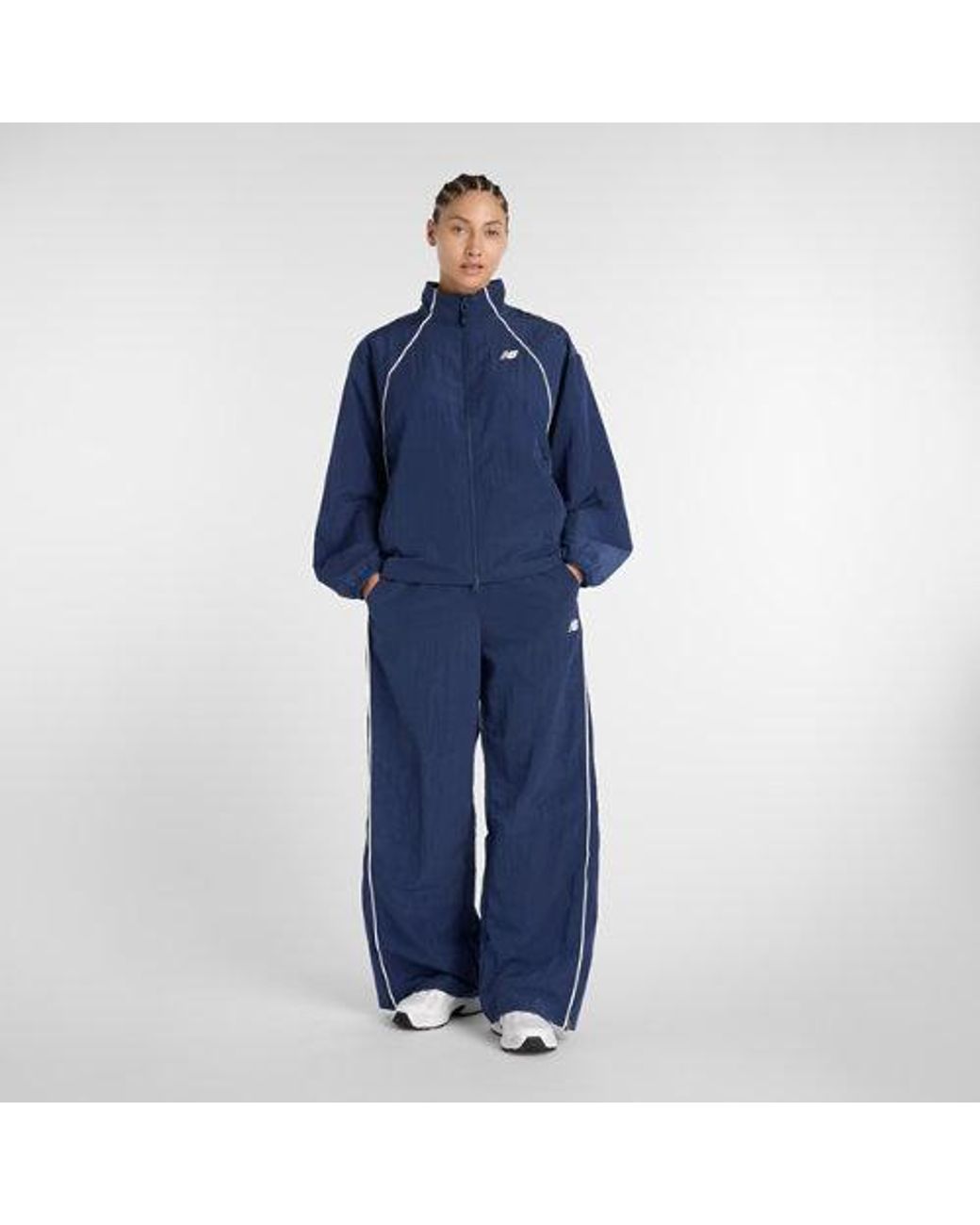 New Balance Blue Sport Legacy Track Jacket