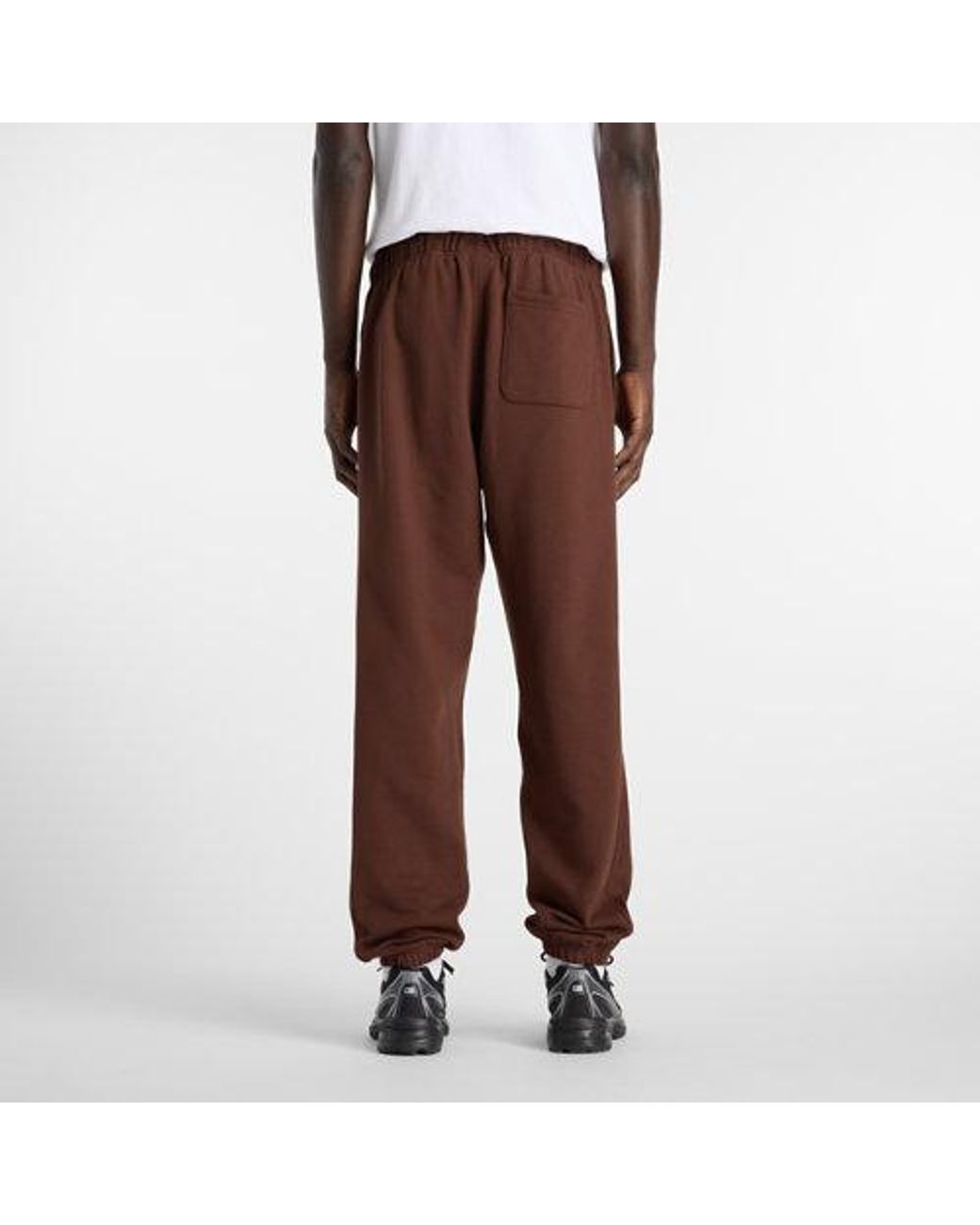 New Balance Brown Athletics French Terry Jogger for men