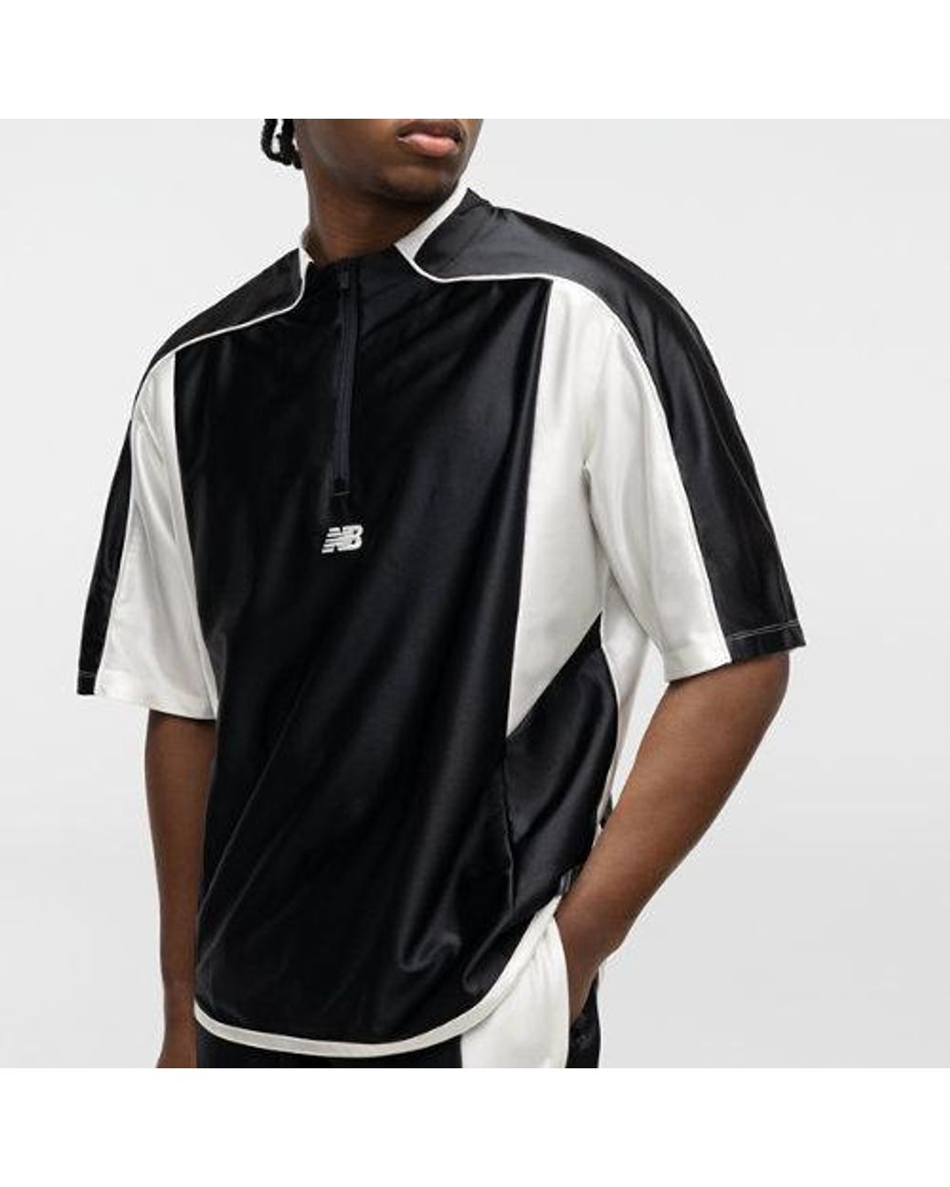 New Balance Black Basketball Warmup Shooting Top for men