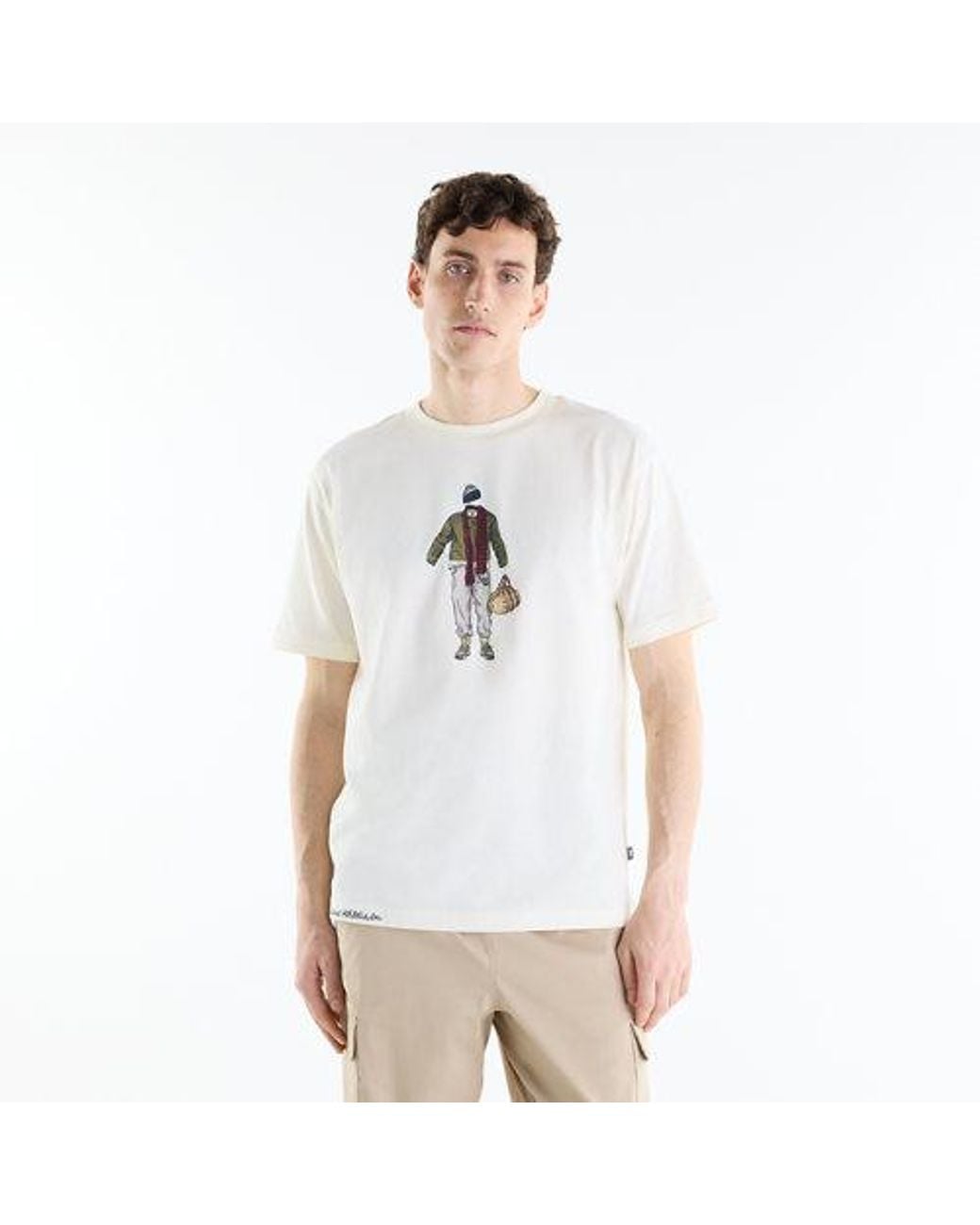 New Balance White Varsity Gym T-Shirt for men