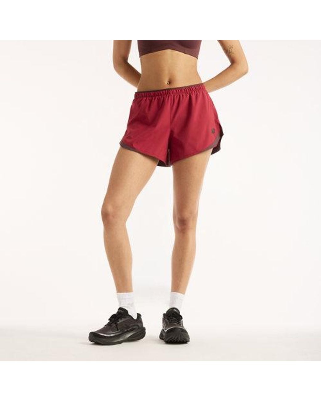 New Balance Red Rc Essential Short 3"