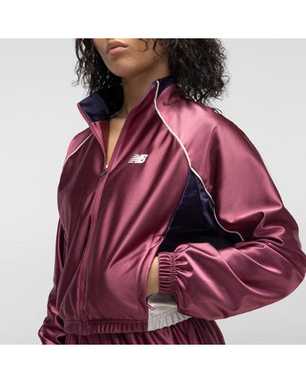 New Balance Red Basketball Track Jacket