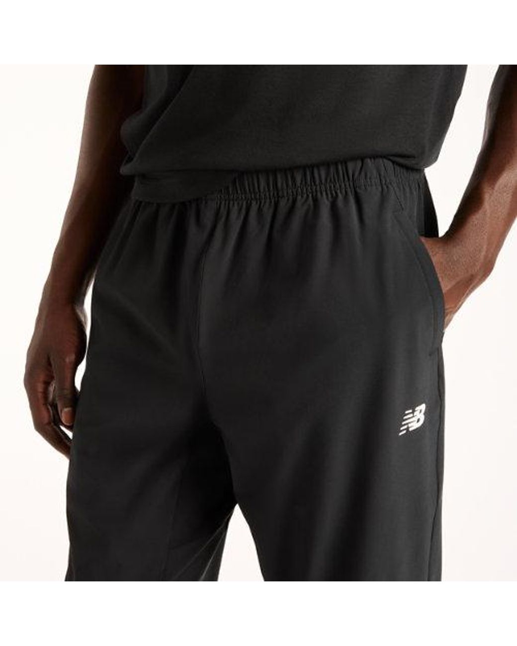 New Balance Black Utility Stretch Woven Pant for men