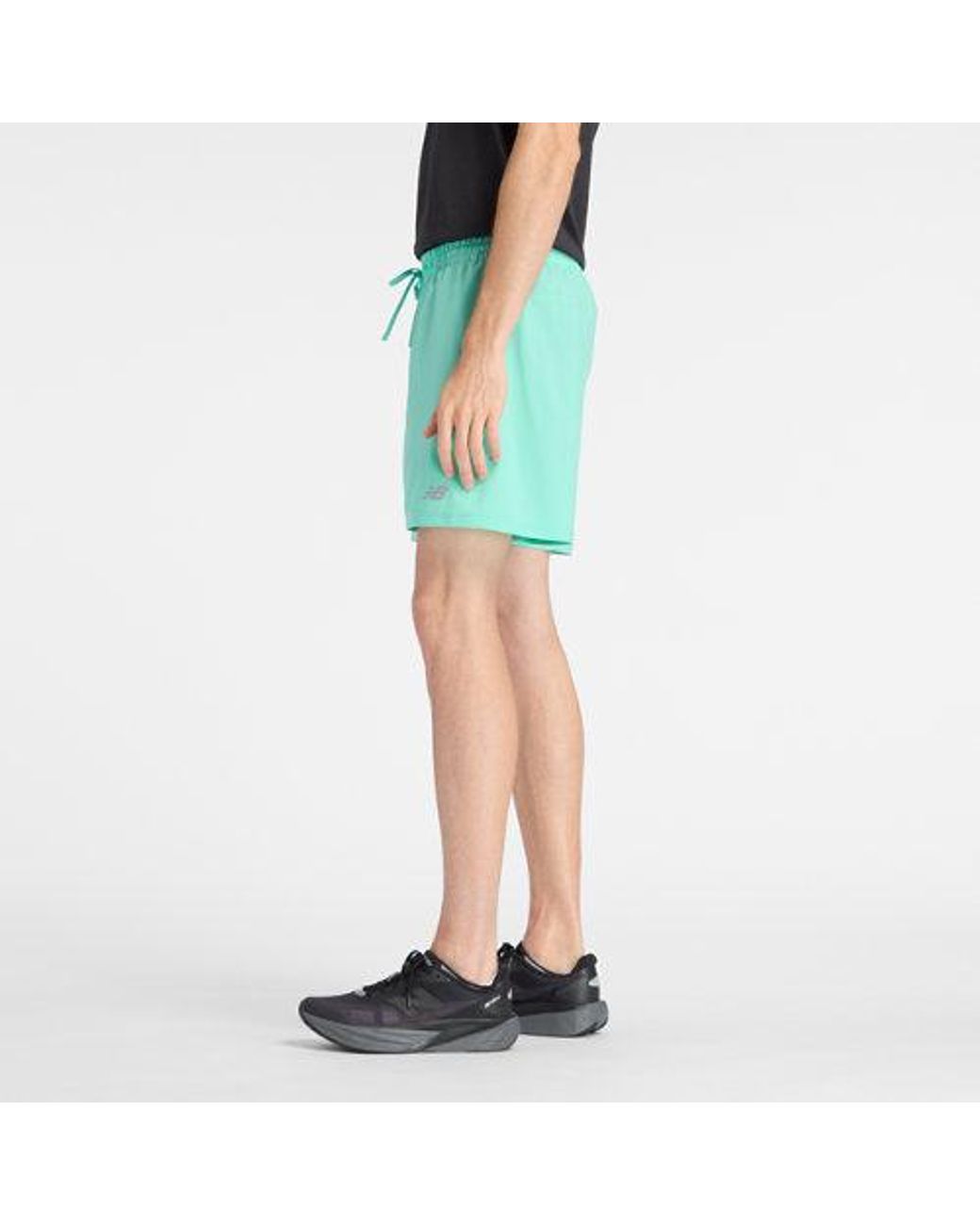New Balance Green Sport Essential Short 5" for men