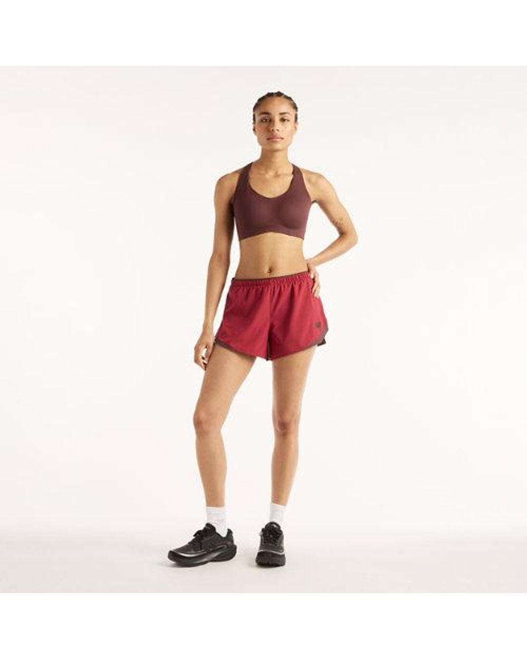 New Balance Red Rc Essential Short 3"