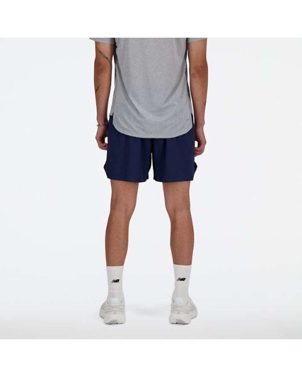 New Balance Blue Rc Short 7" for men