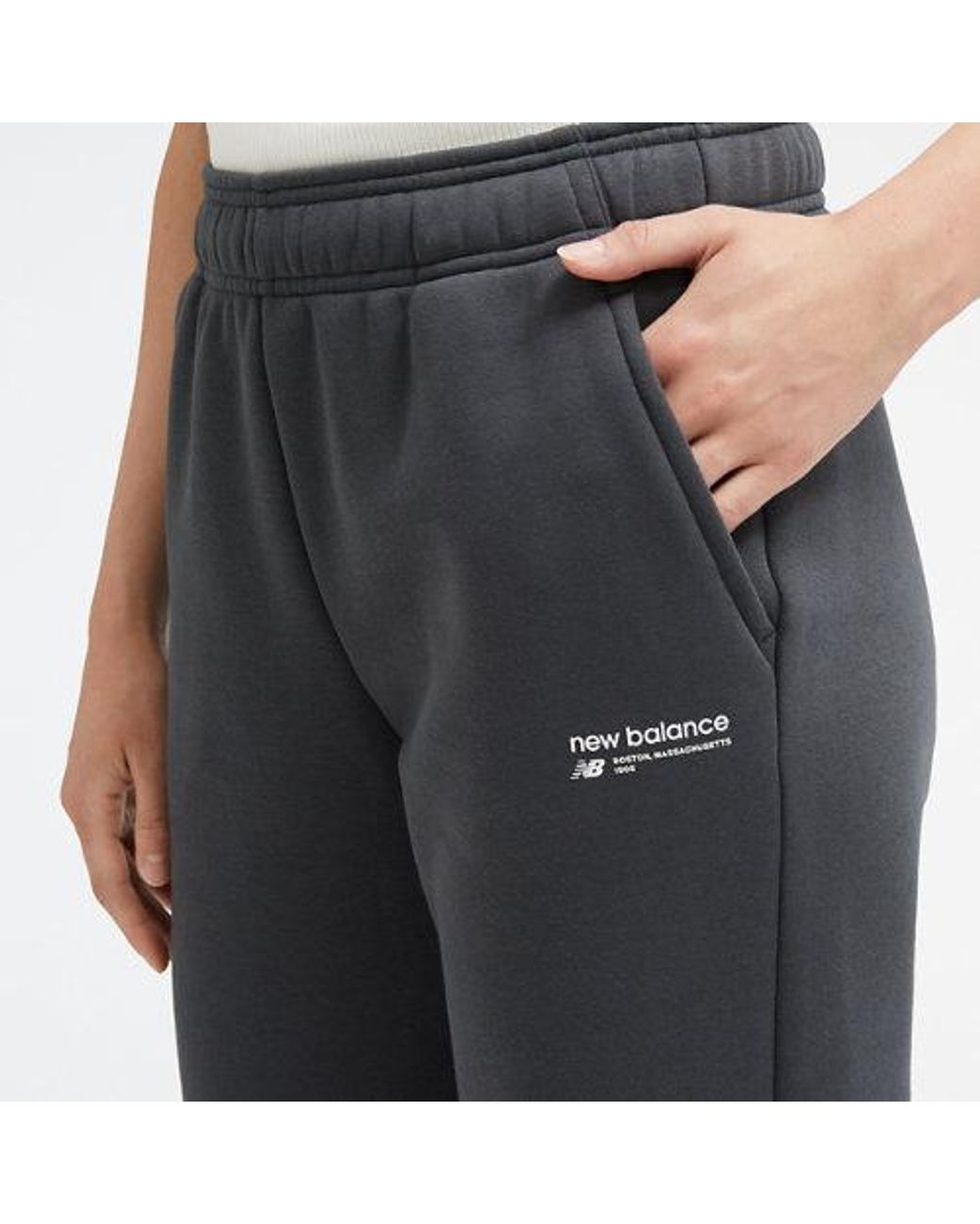Brushed fleece sweatpant top