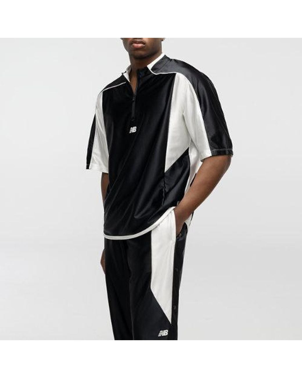 New Balance Black Basketball Warmup Shooting Top for men