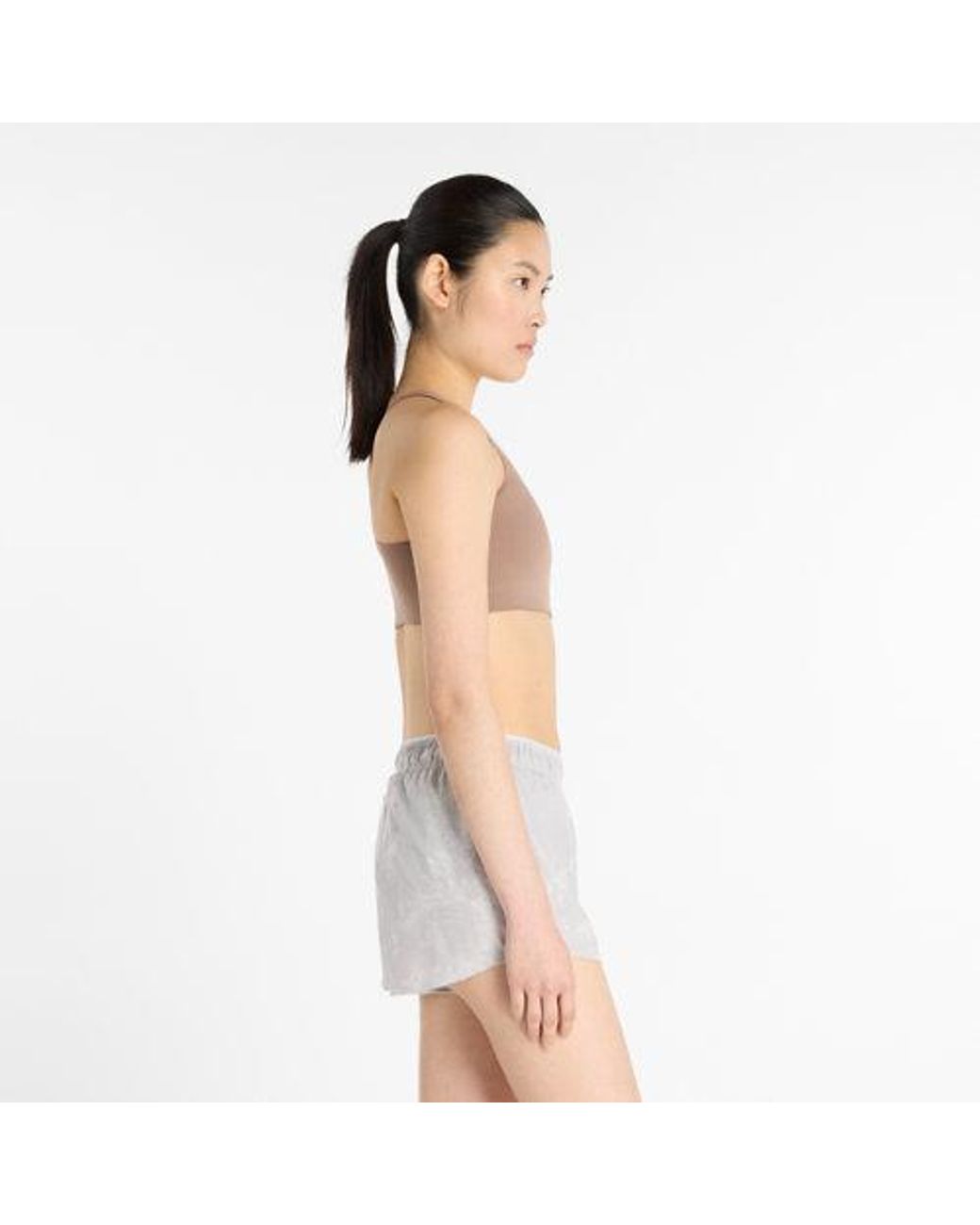 New Balance Nb Define Train Bra in het White