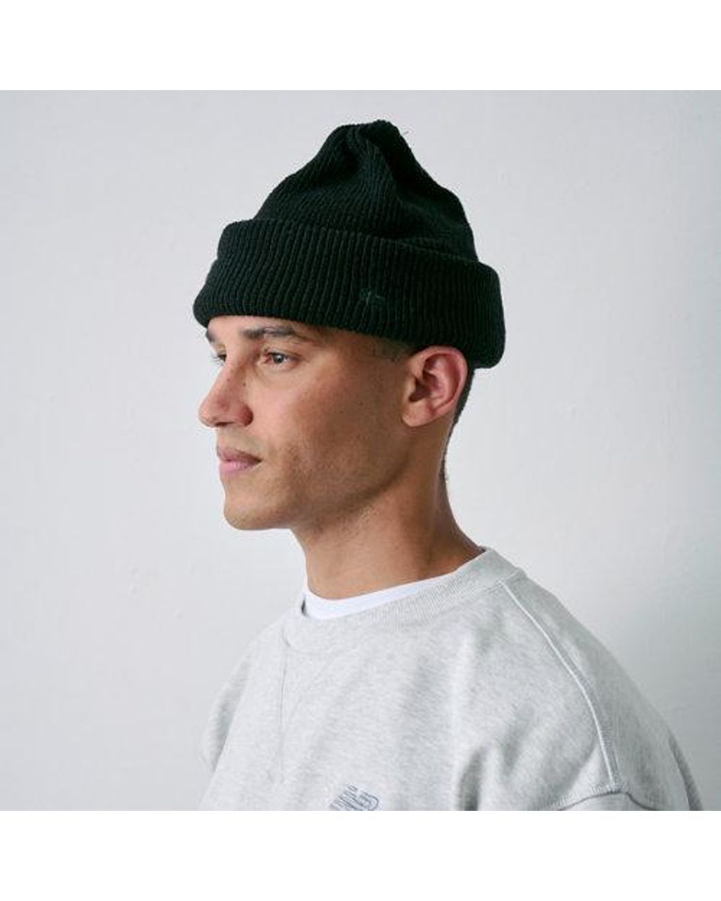 New Balance Black '47 Cuff Knit Hat