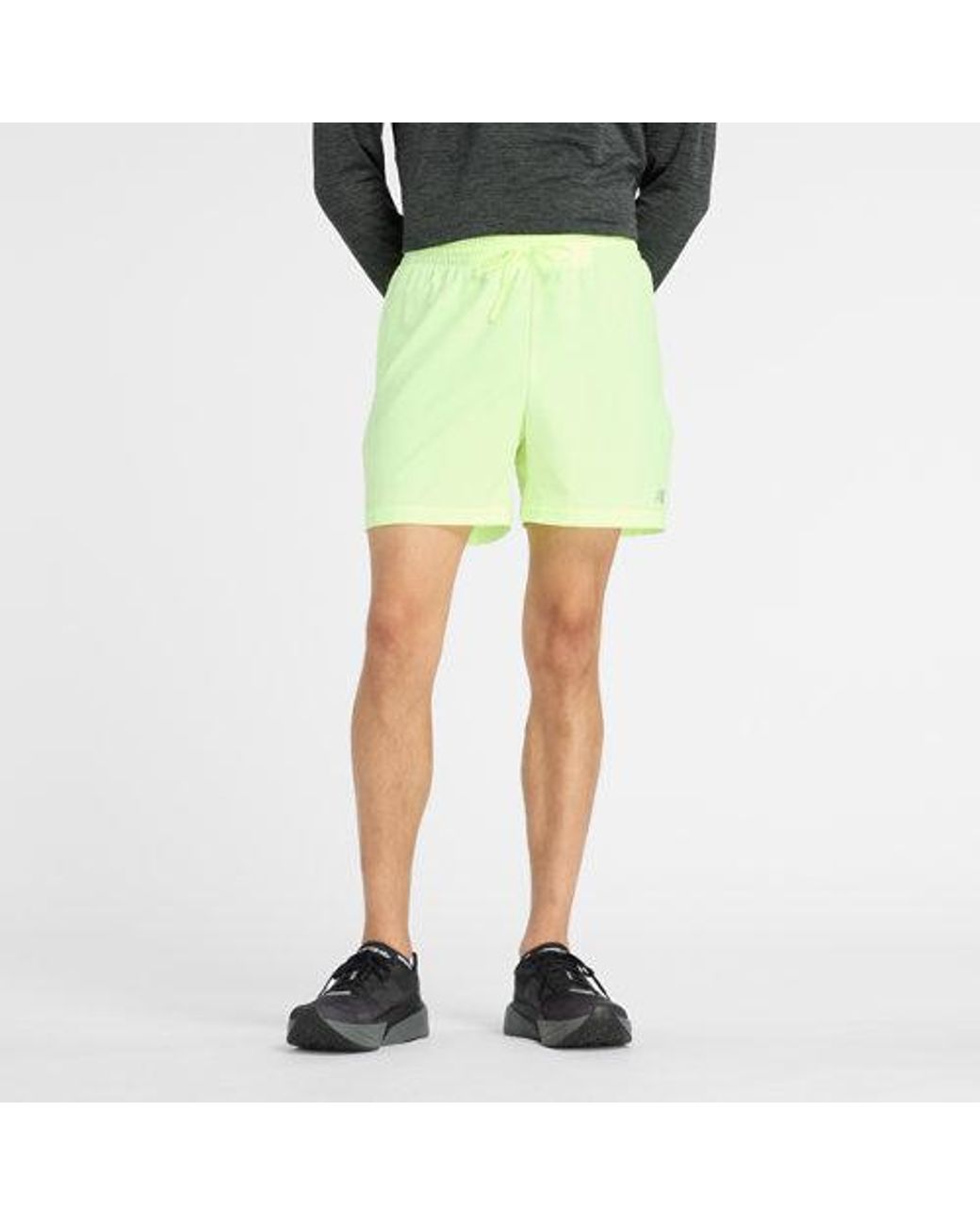 New Balance Green Sport Essential Short 5" for men