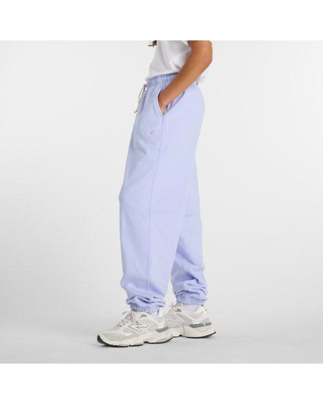 New Balance Purple Athletics French Terry Jogger
