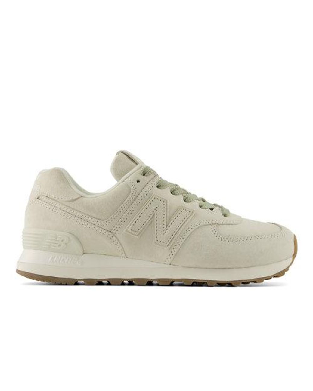 New Balance White 574