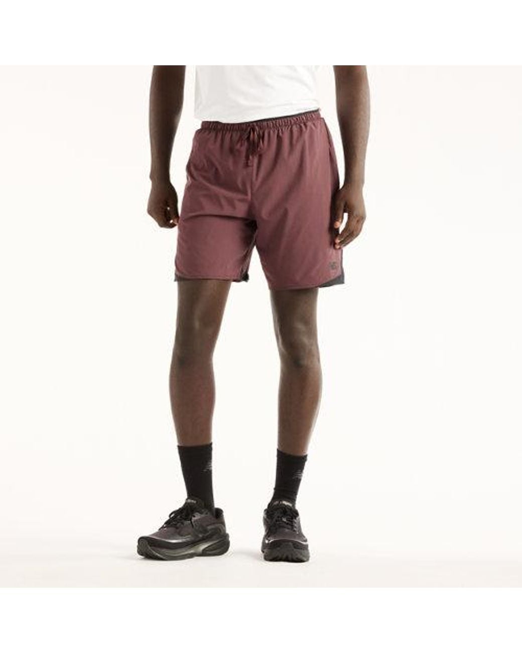 New Balance Red Rc Essential Short 7" for men