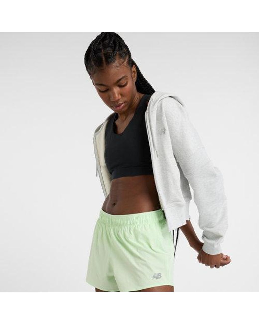 New Balance Green Rc Short 3"