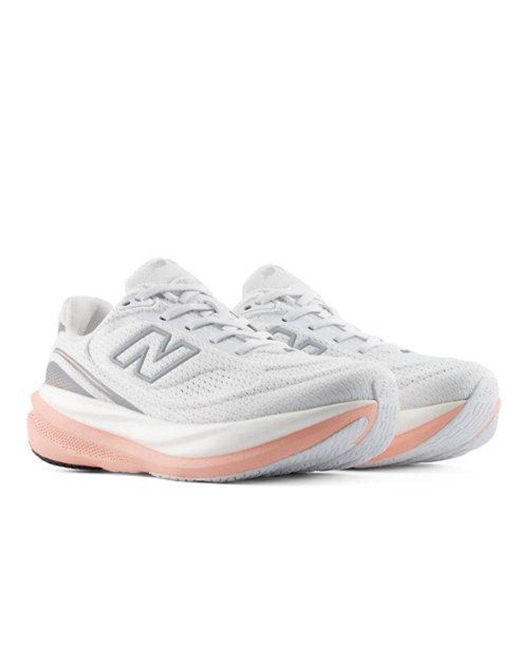 New Balance White 1080V15 Running Shoes