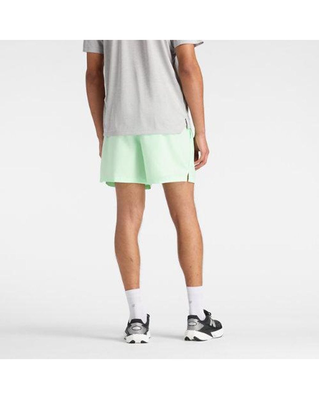 New Balance Green Sport Short 5" for men