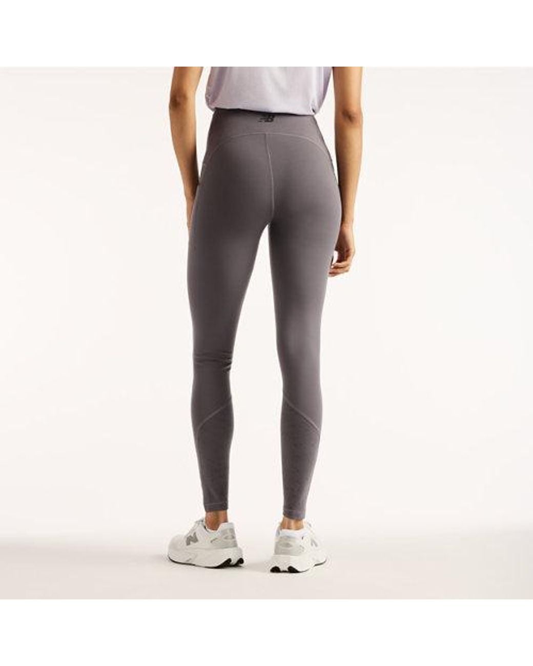 New Balance Gray Reflective Rc Heat Legging 27"
