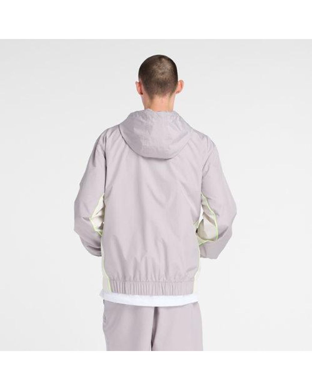 New Balance Purple Trackside Woven Jacket for men