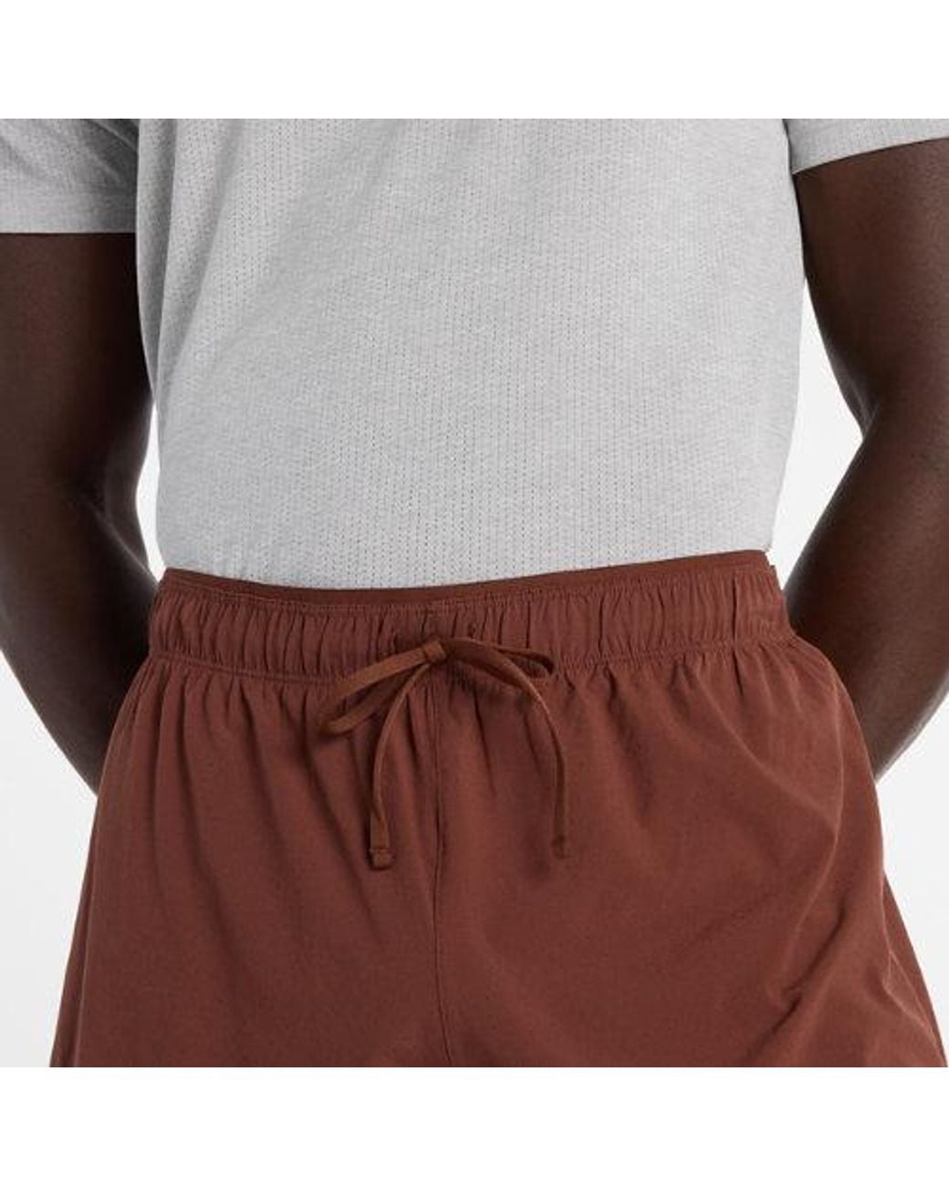 New Balance Brown Rc Short 5" for men