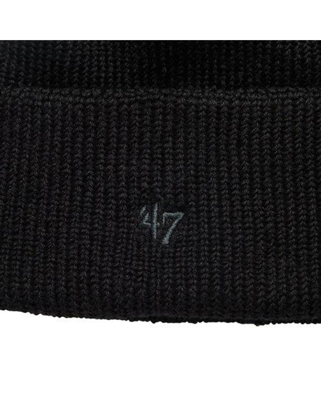 New Balance Black '47 Cuff Knit Hat