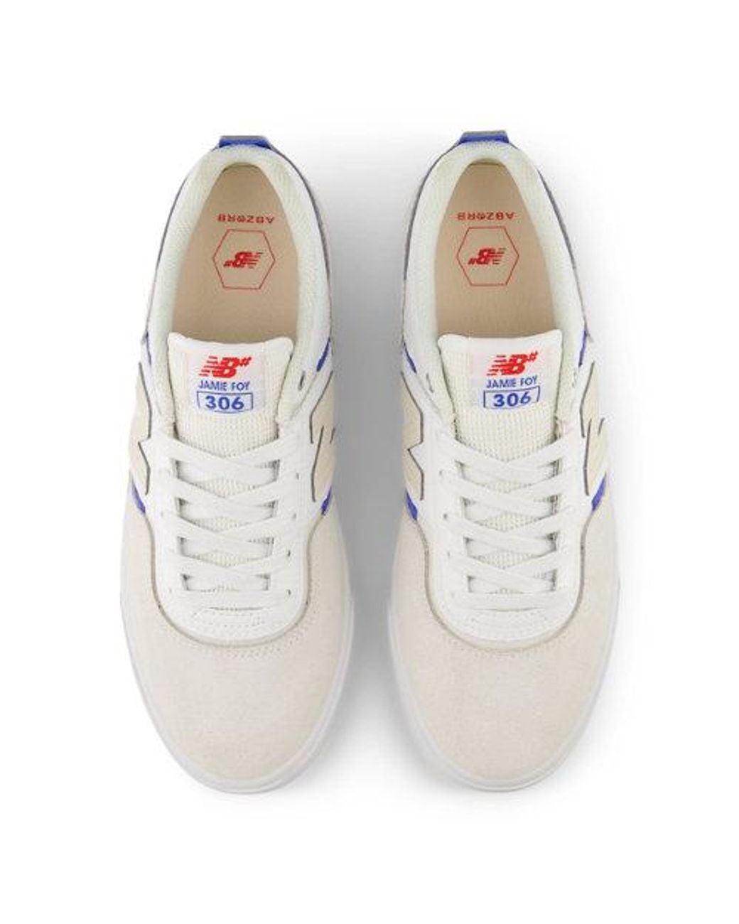 New Balance White Nb Numeric Jamie Foy 306 Skateboarding Shoes