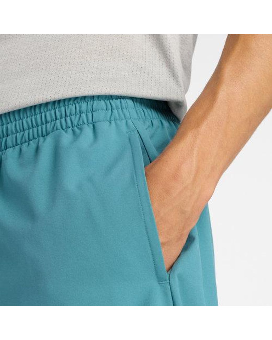 New Balance Blue Sport Essential Short 7" for men