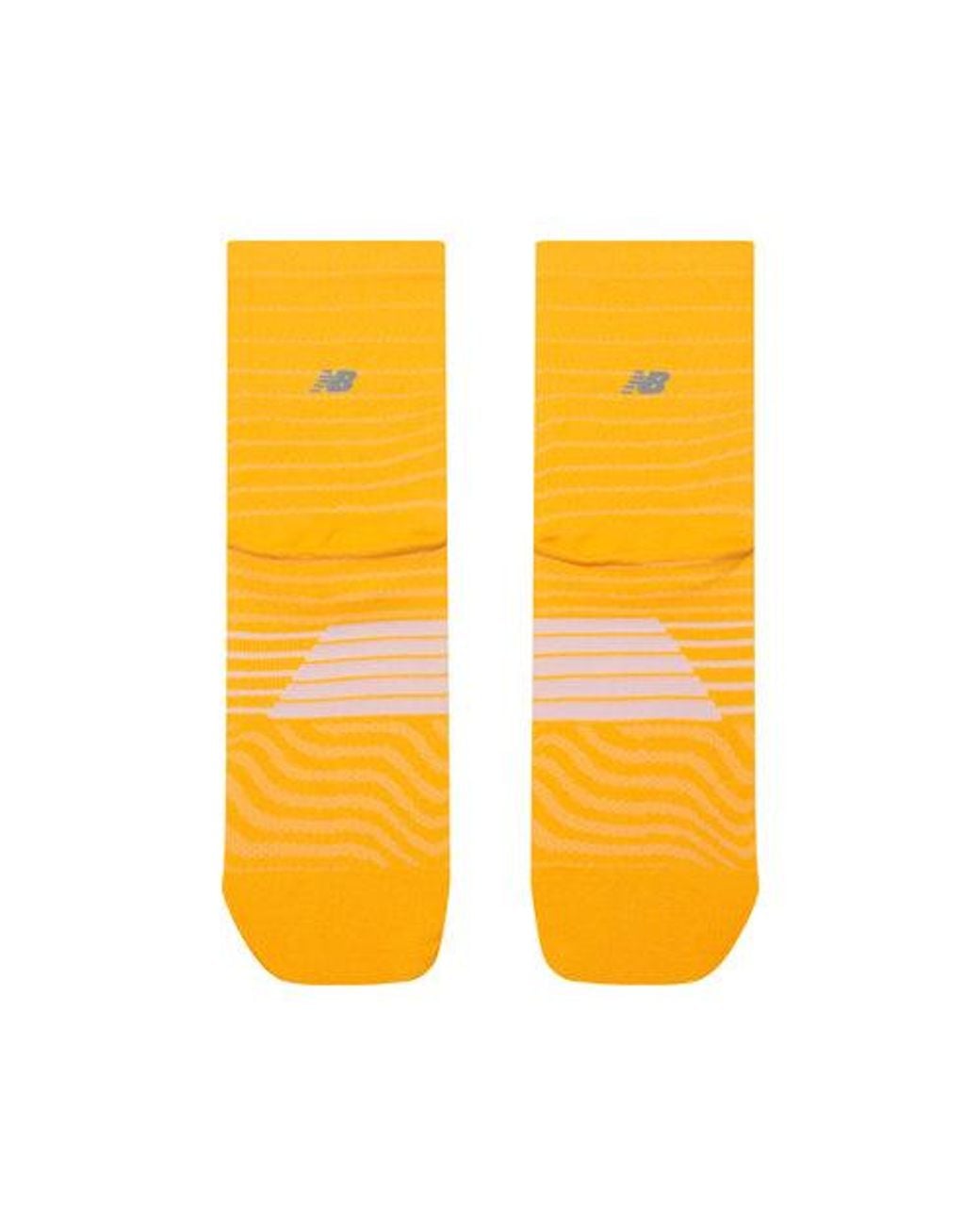 New Balance Yellow Pro Run Qtr Socks 1 Pair