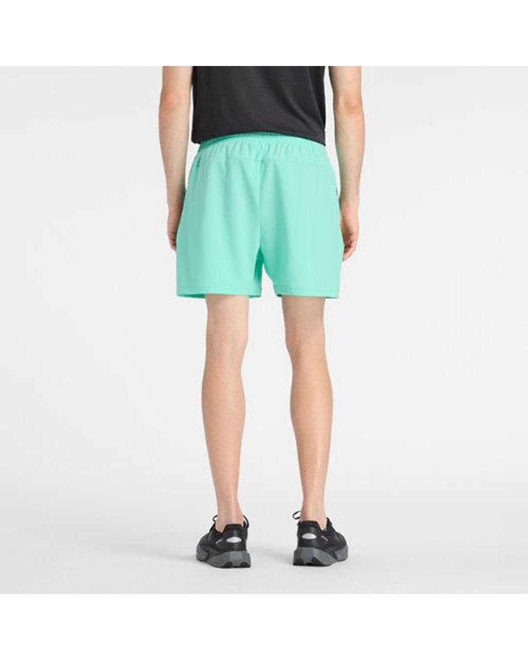 New Balance Green Sport Essential Short 5" for men