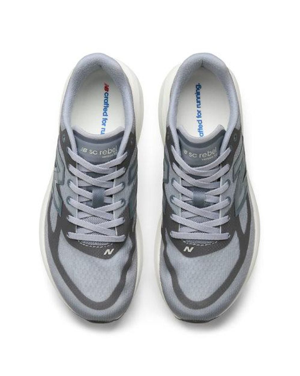 New Balance Gray Supercomp Rebel Running Shoes