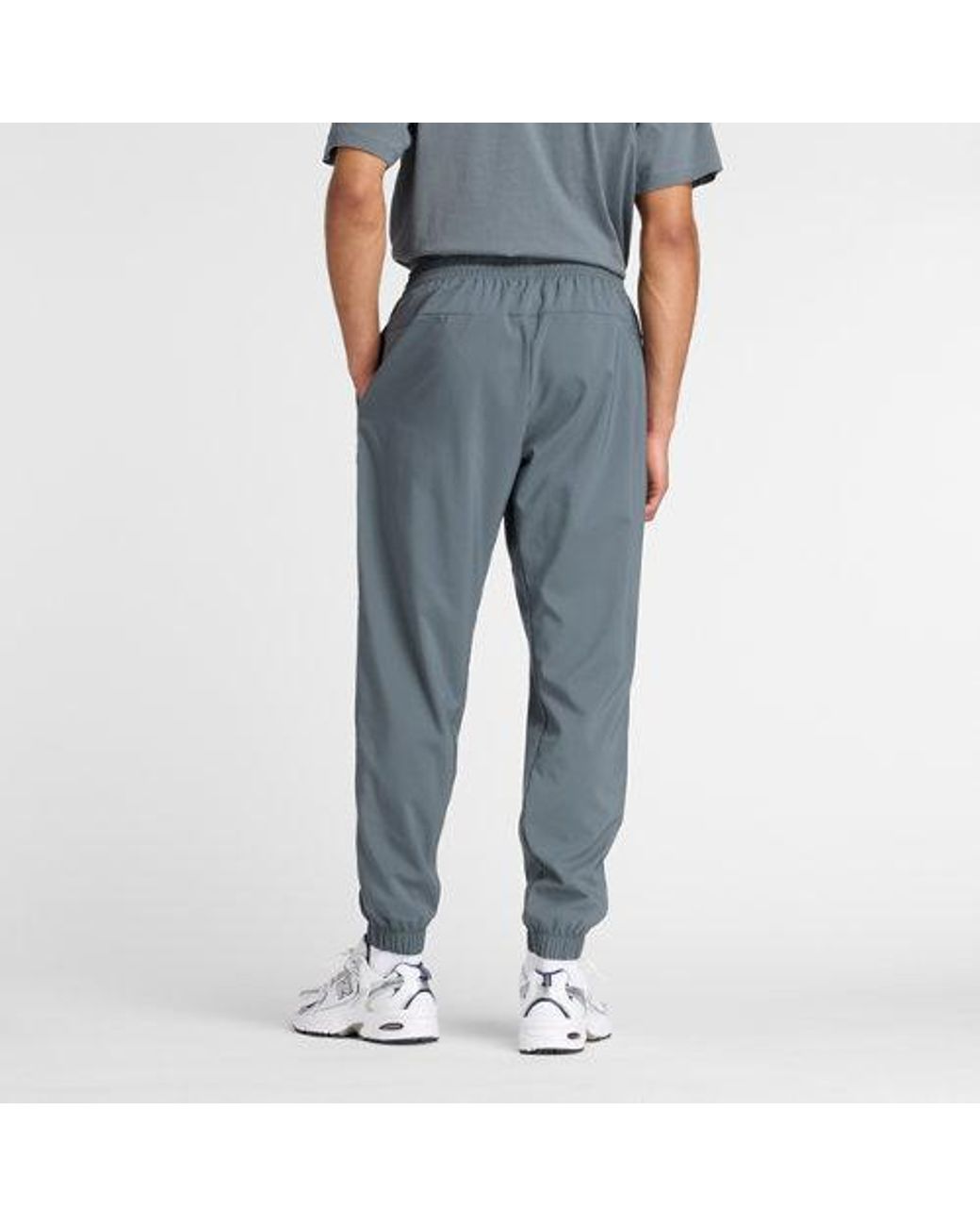 New Balance Blue Reimagined Woven Jogger for men