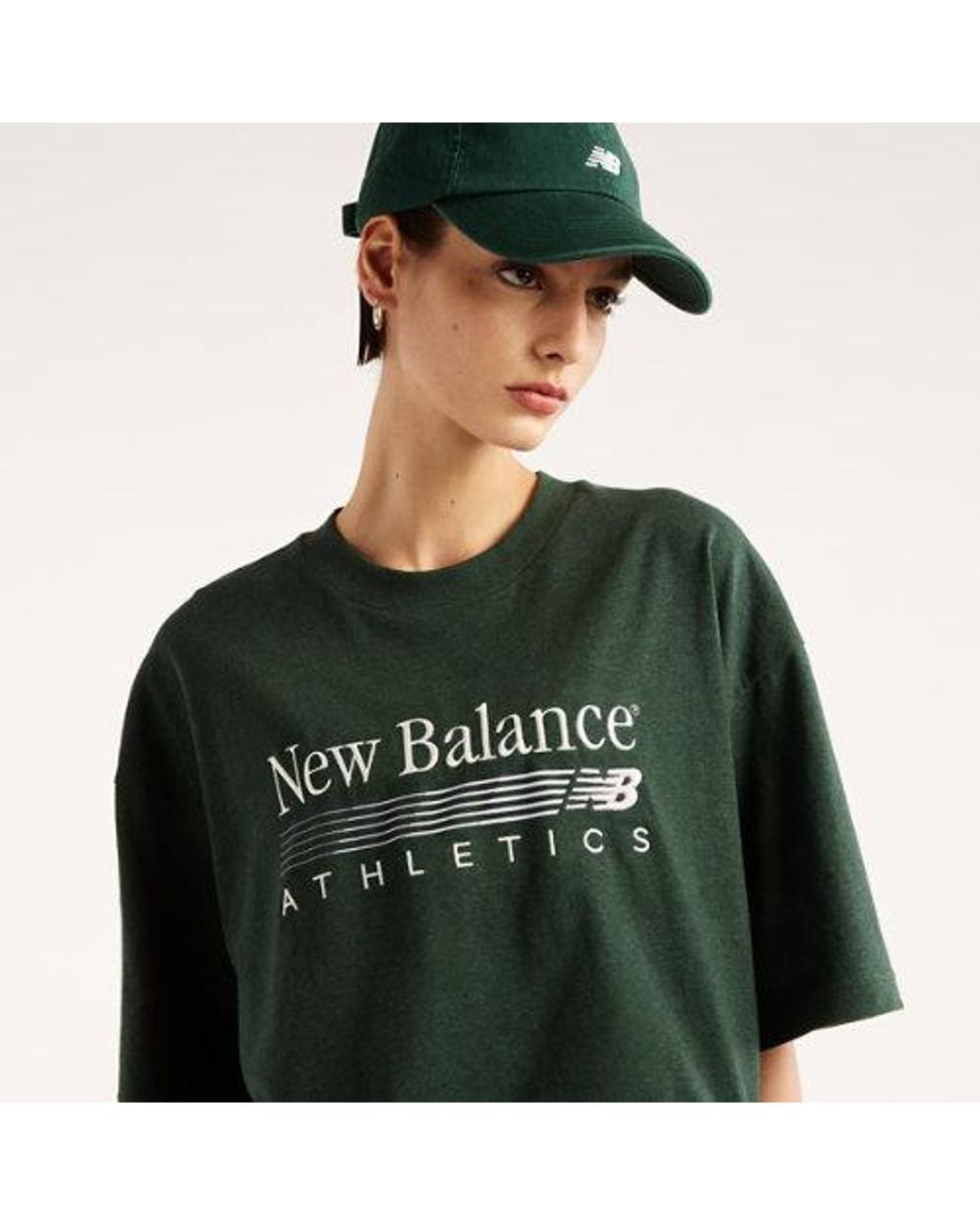 New Balance Green Trackside Oversized T-Shirt