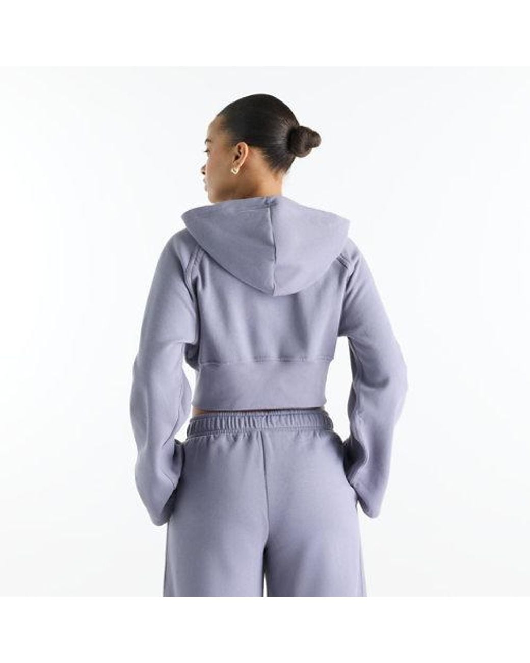 New Balance Blue Brushed Coastal Fleece Full Zip