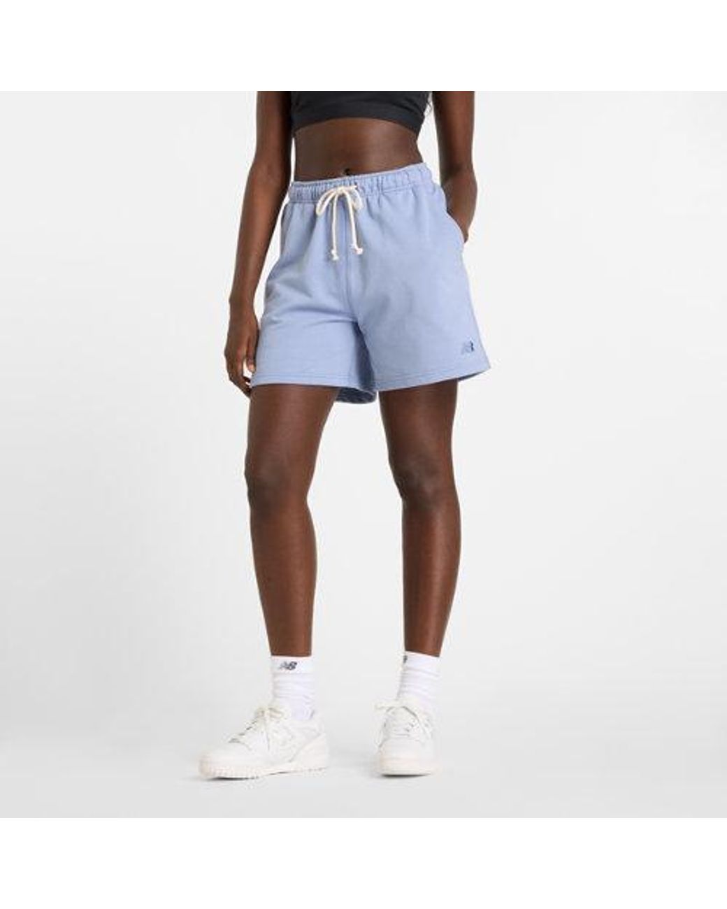 New Balance Blue Athletics French Terry Short