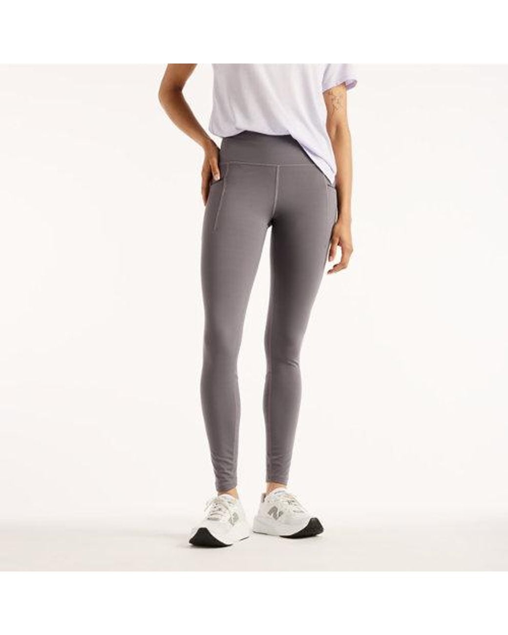 New Balance Gray Reflective Rc Heat Legging 27"