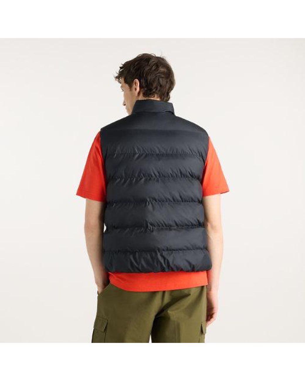 New Balance Blue Boston Puffer Vest for men