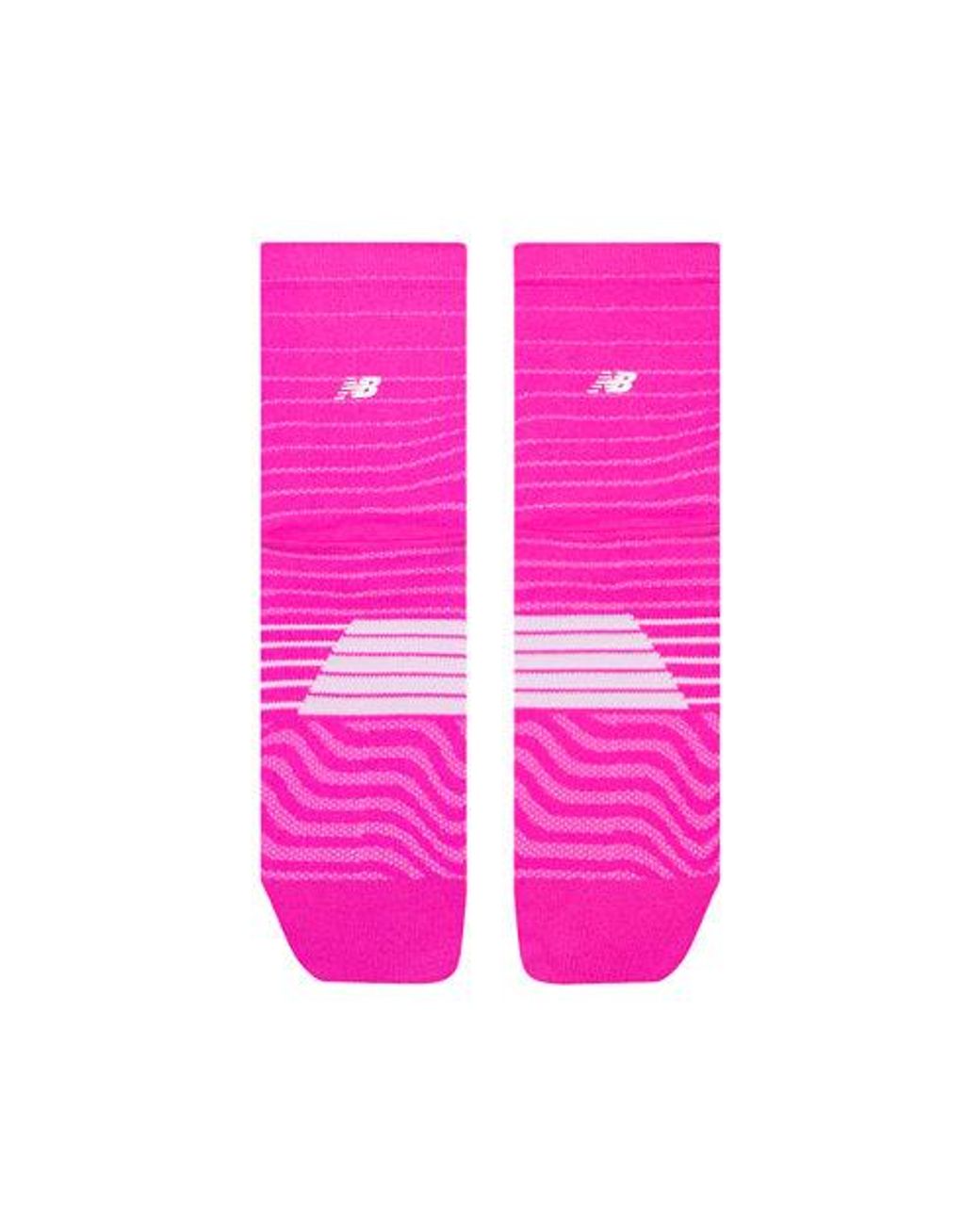 New Balance Pink Pro Run Qtr Socks 1 Pair