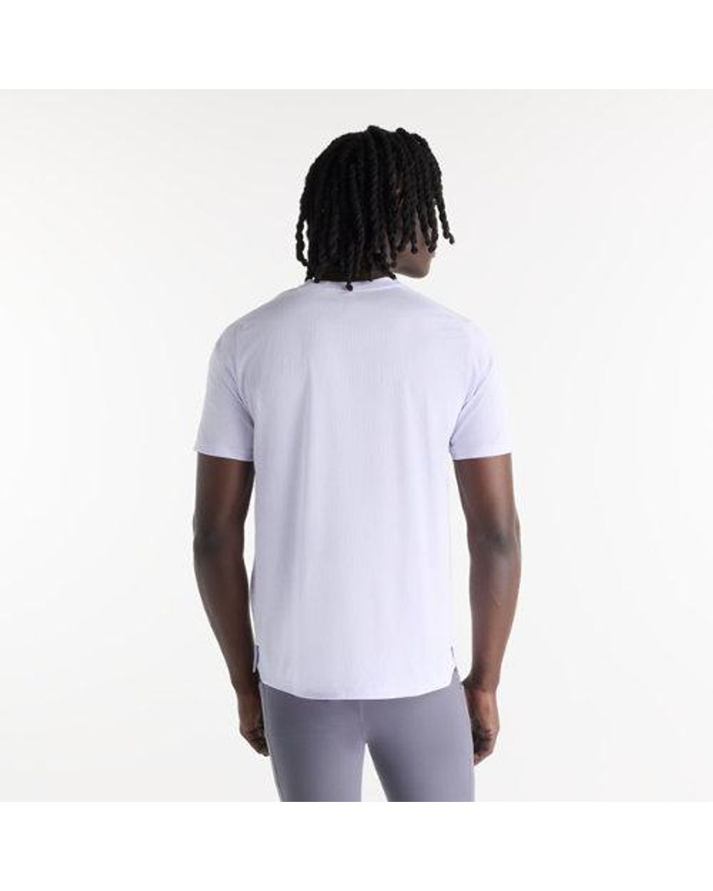 New Balance Purple Rc Essential T-Shirt for men