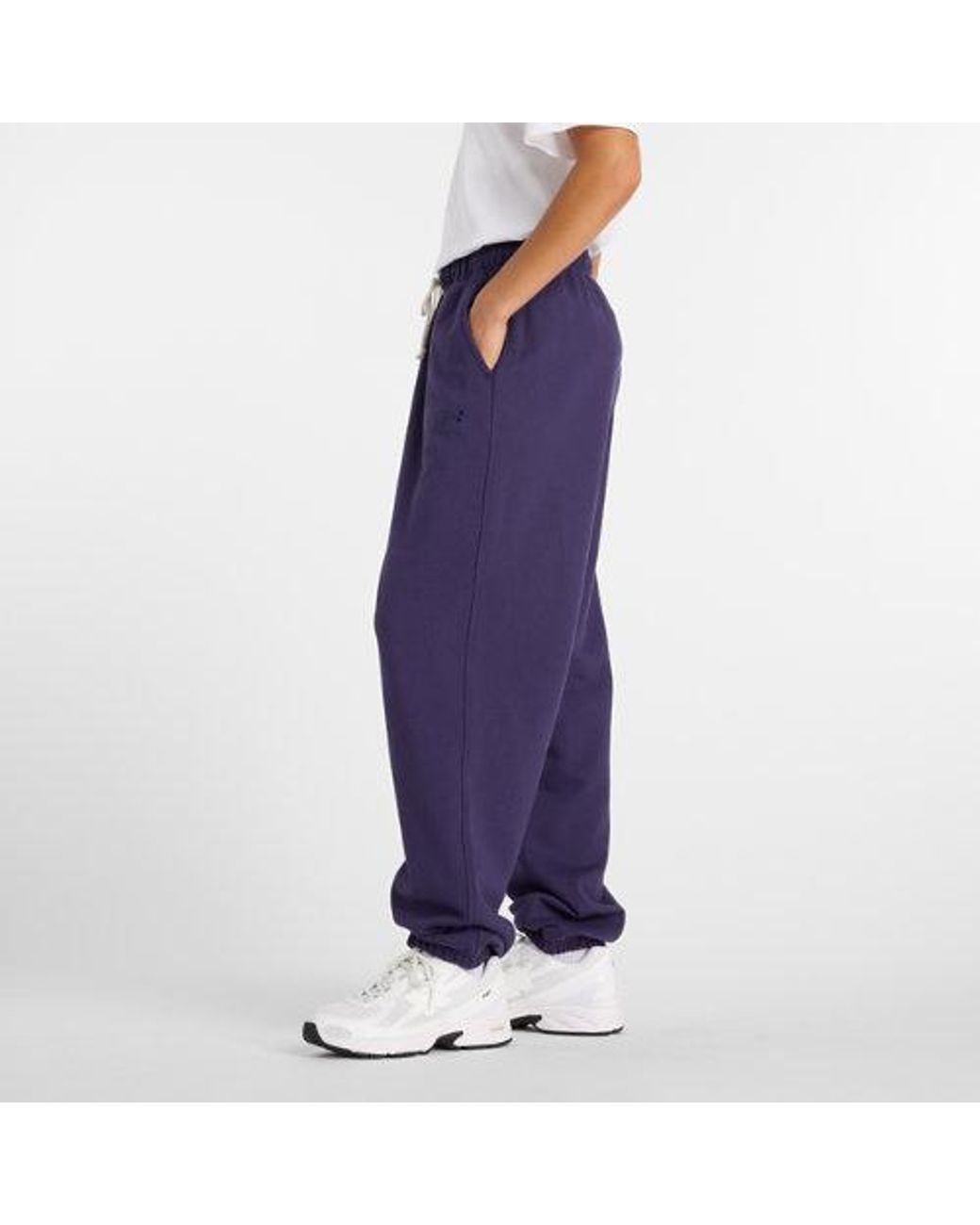 New Balance Purple Athletics French Terry Jogger