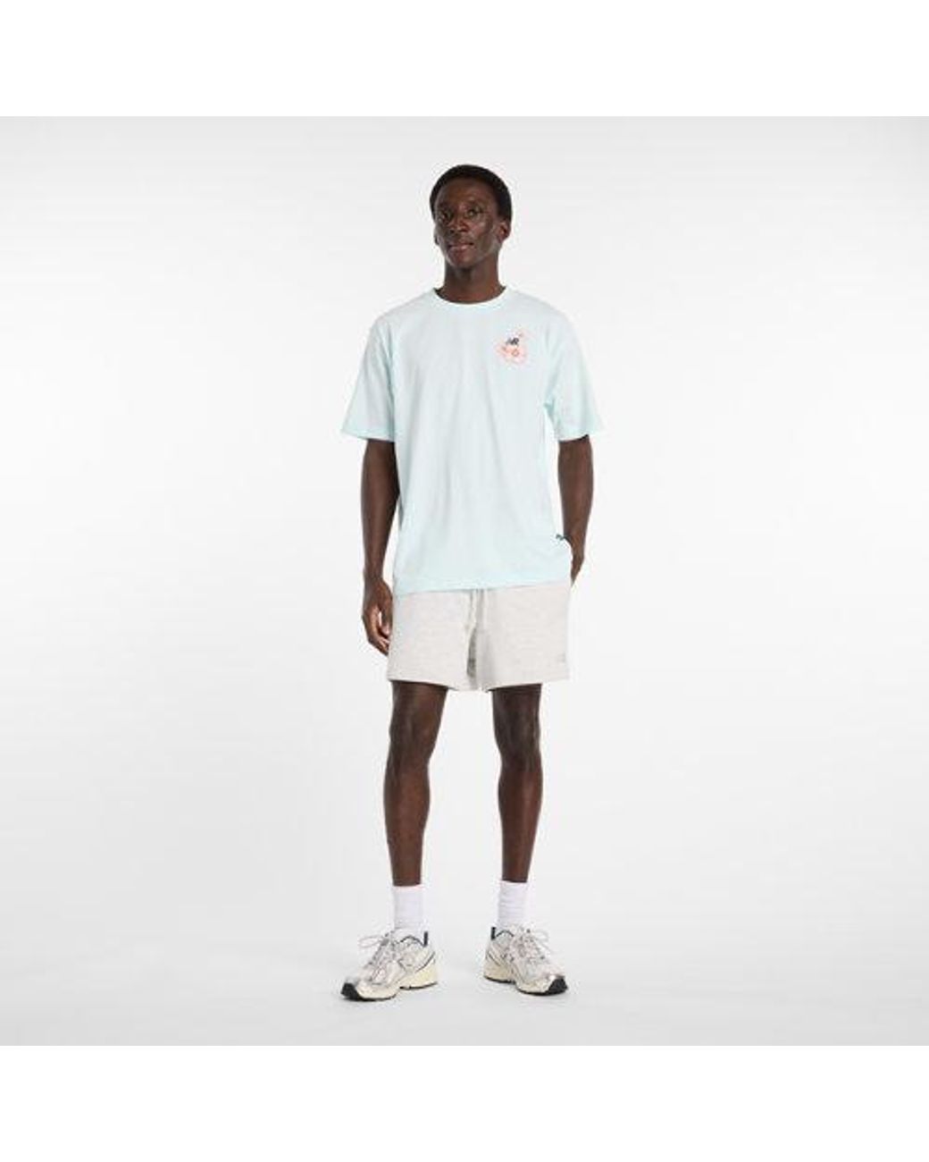 New Balance White La City Run T-Shirt for men