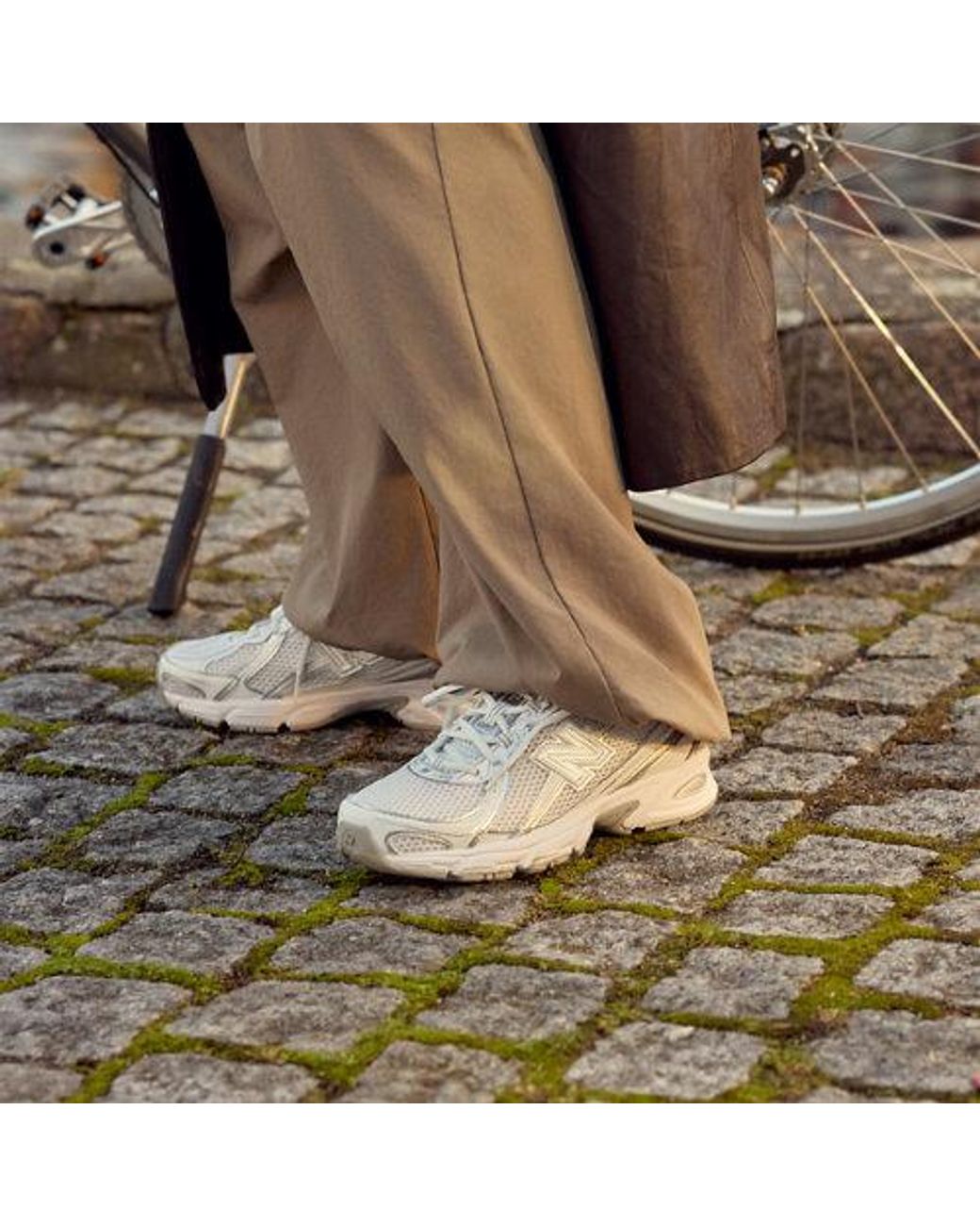 New Balance Gray 740 Mesh Trainers