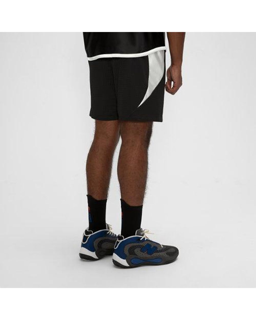 New Balance Black Basketball Performance Mesh Short for men