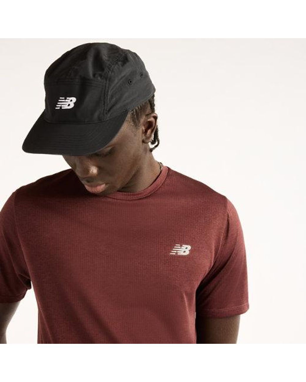 New Balance Red Rc Essential T-Shirt for men