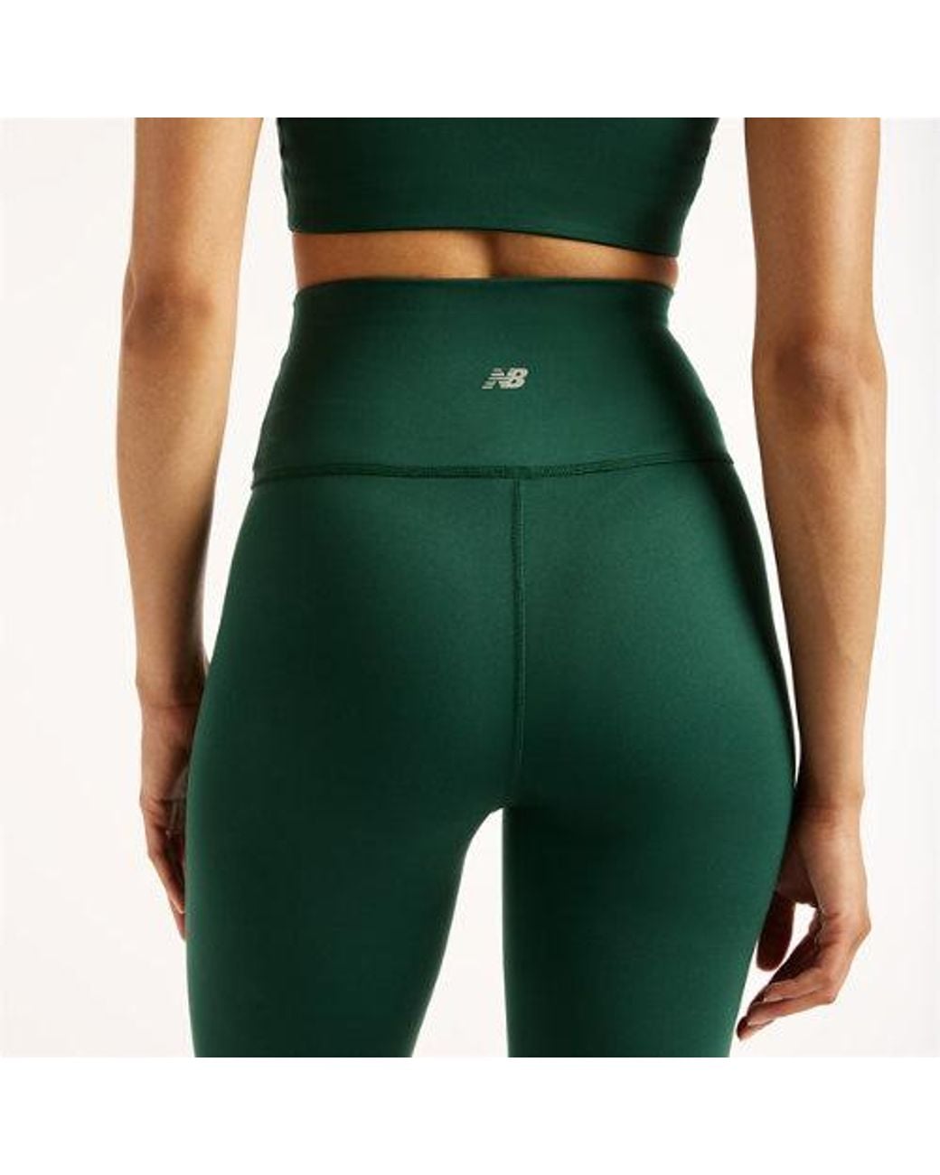 New Balance Green Nb Define High Rise Legging 25"