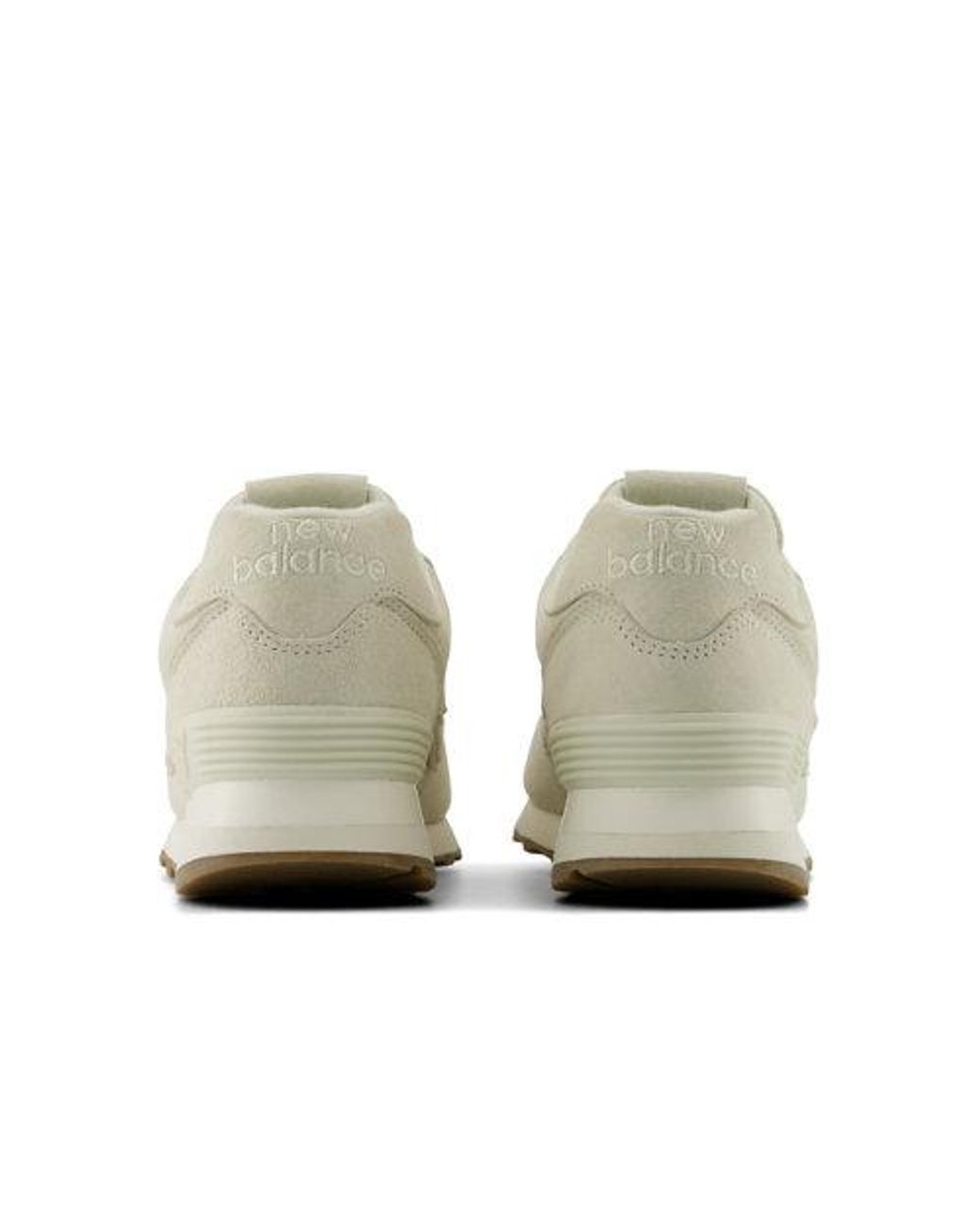 New Balance White 574