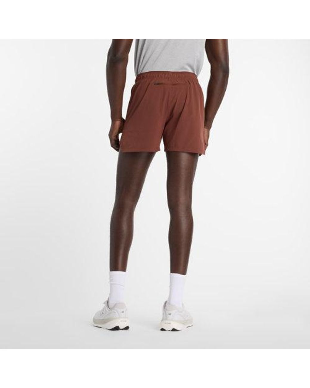 New Balance Brown Rc Short 5" for men