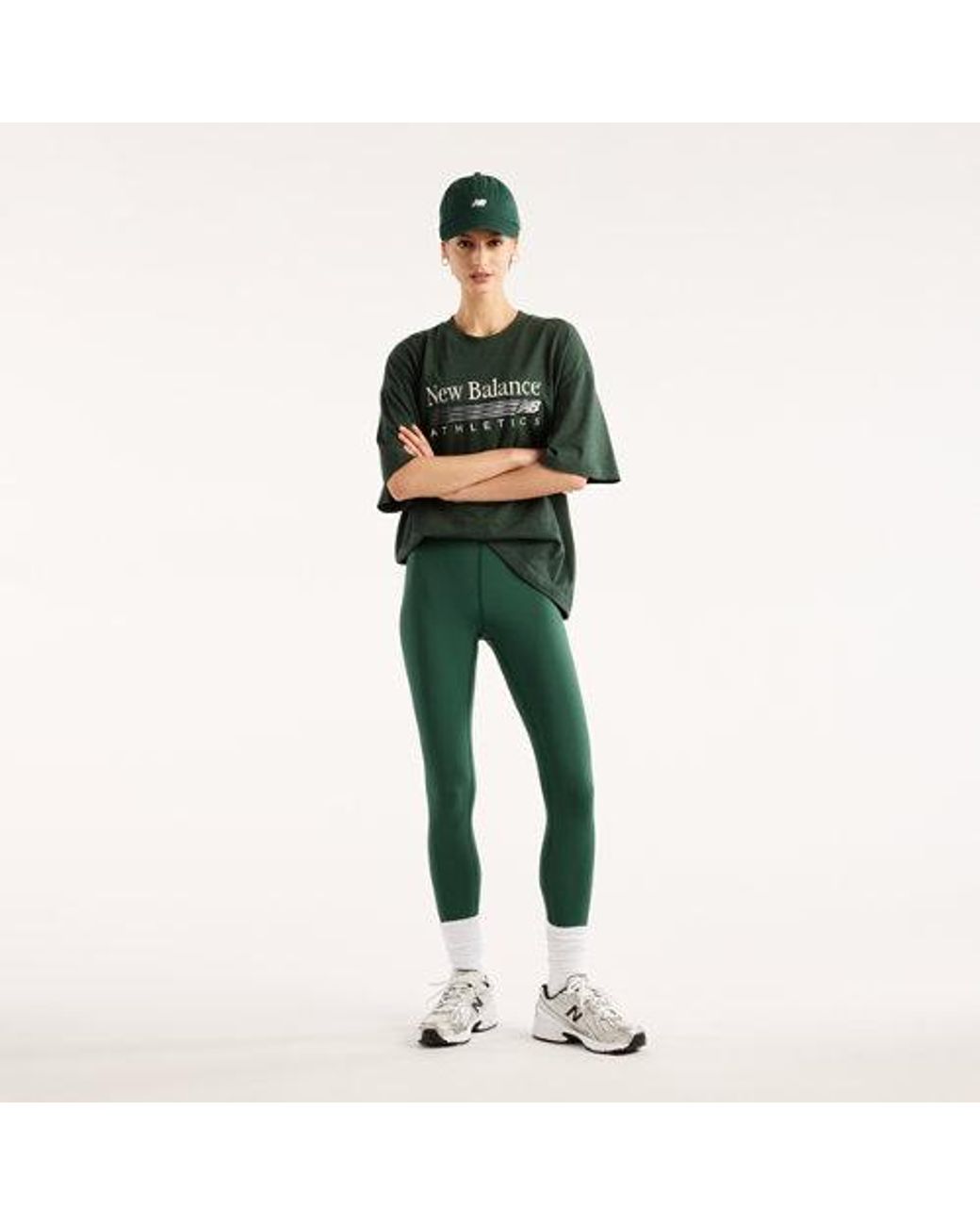 New Balance Green Trackside Oversized T-Shirt